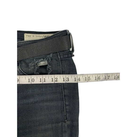 Rag & Bone Women's Distressed Jeans with Belt - Picture 5 of 7